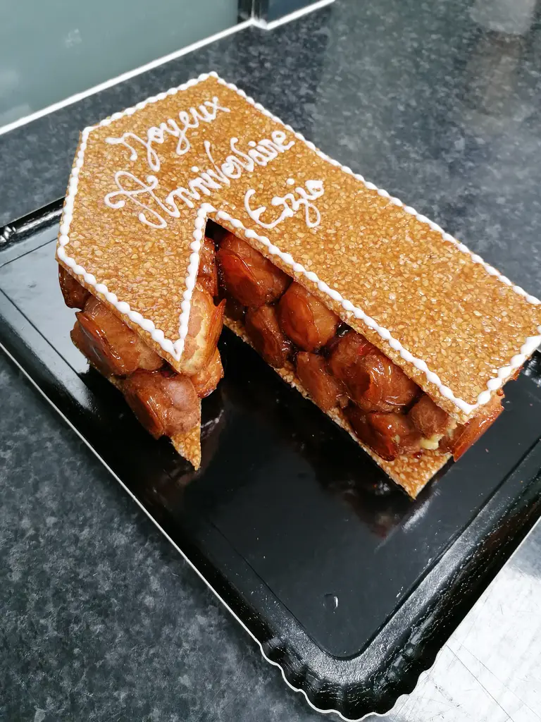 Number cake choux